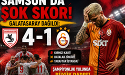 Samsun'da Şok Skor! Galatasaray Dağıldı: 4-1