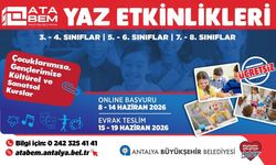 ATABEM'de Yaz Dönemi Heyecanı Başlıyor: Kayıtlar 8 Haziran'da Açılıyor