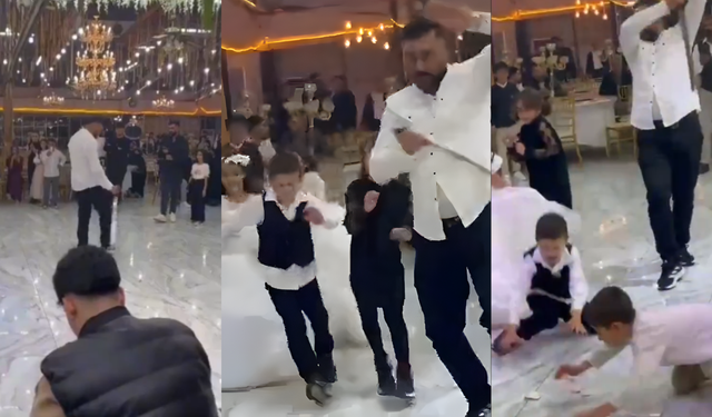 Düğünde Ölümle Burun Buruna: Tehlikeli Eğlence Az Kalsın Can Alıyordu