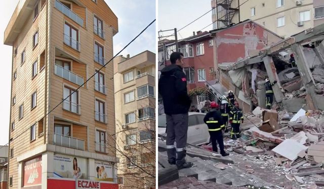 Gebze'de 5 Katlı Bina Çöktü: Enkaz Altında Kalanlar Var