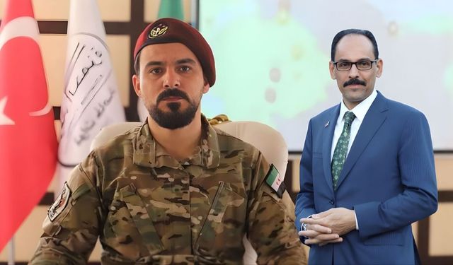 Süleyman Şah Tümeni Komutanınından MİT Başkanı  İbrahim Kalın'a Teşekkür