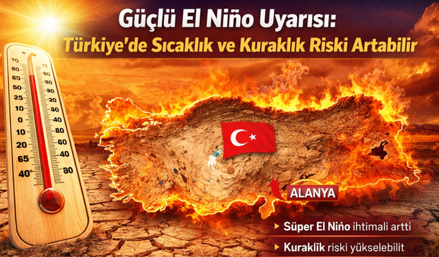 Güçlü El Niño Uyarısı: Türkiye'de Sıcaklık Ve Kuraklık Riski Artabilir