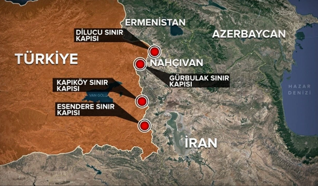Türkiye-İran Sınır Kapılarında Günübirlik Geçişler Durduruldu
