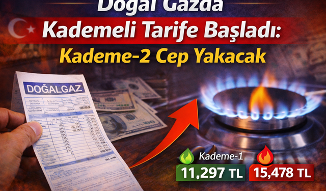 Doğal Gazda Yeni Dönem: Kademe-2 Tarifesi Tüketicinin Cebinin Yakacak