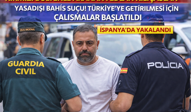 Kırmızı Bültenle Aranan Kılıçaslan İspanya'da Yakalandı