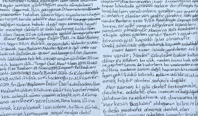 Muhittin Böcek'ten Cezaevinden Açıklama: 'İddiaları Kabul Etmiyorum'