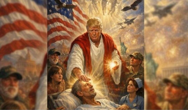 Trump'tan Tartışmalı Paylaşım: İsa Tasvirli Görseli Sildi
