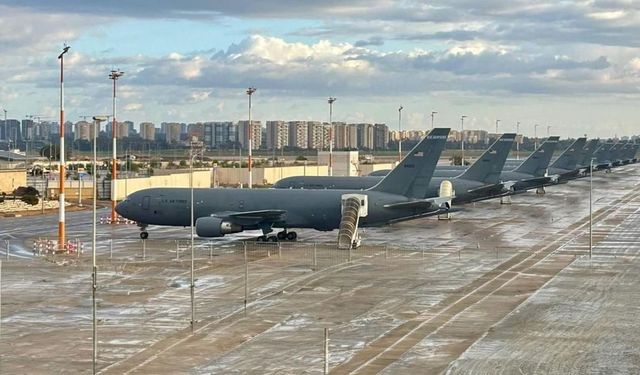 ABD, Tel Aviv'deki Yakıt İkmal Uçaklarının Sayısını Azaltıyor