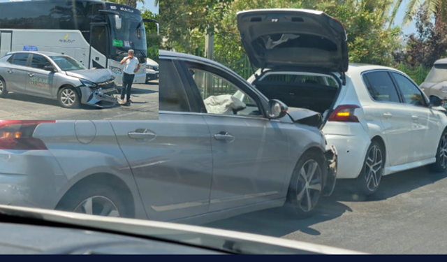 Alanya'da Kısa Aralıklarla İki Kaza: D-400'de Trafik Aksadı