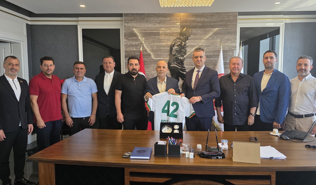 Alanyaspor Yönetiminden Başsavcı Abdullah Sert'e Hayırlı Olsun Ziyareti