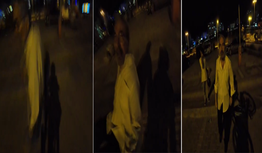 Hızını Alamayan Bisikletli Genç, Son Sürat İndiği Merdivenlerde Yaşlı Adama Çarptı