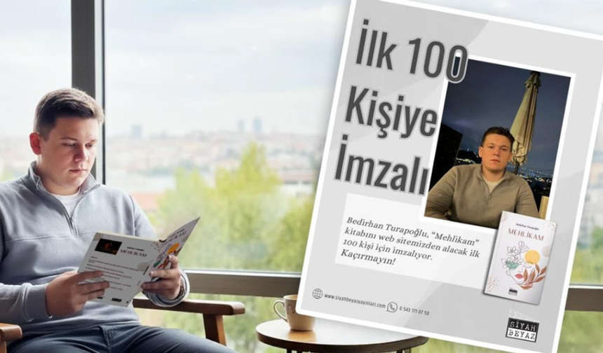 Genç Yazarın Duygu Ağırlıklı İlk Şiir Kitabı: ''Mehlikam''