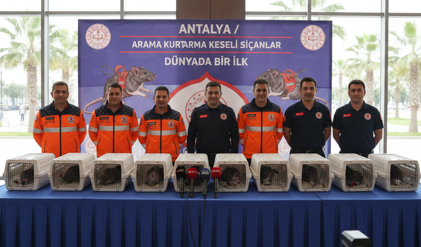 Dünyada'da Bir İlk! Antalya’da Afet Aramalarında Yenilikçi Proje