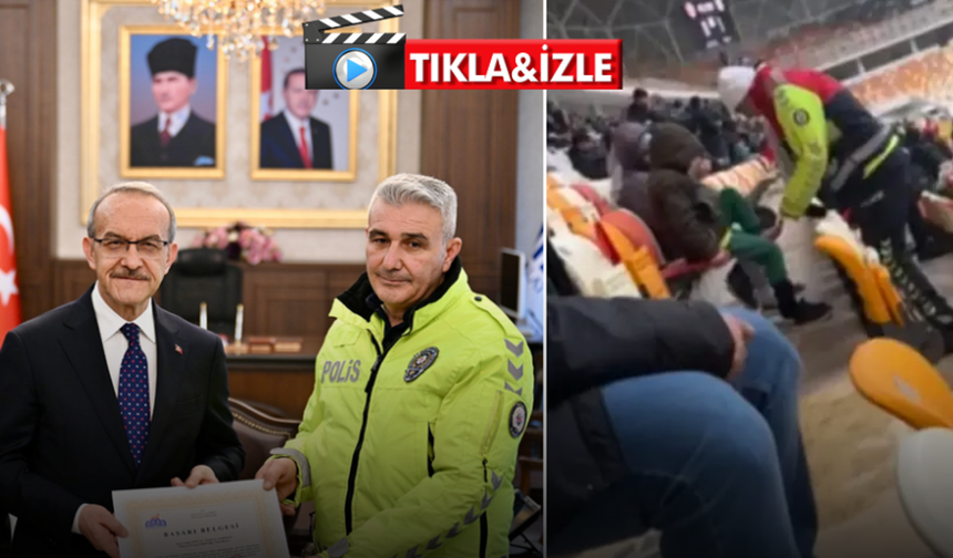 Tribünde Kalpleri Isıtan An: Polis Memuru Çoraplarını Minik Taraftara Verdi