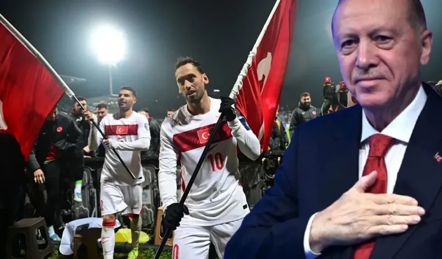 Cumhurbaşkanı Erdoğan'dan A Millilere tebrik mesajı