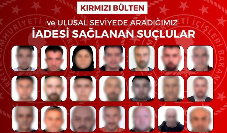 11 Ülkeden 48 Suçlu Türkiye'ye İade Edildi