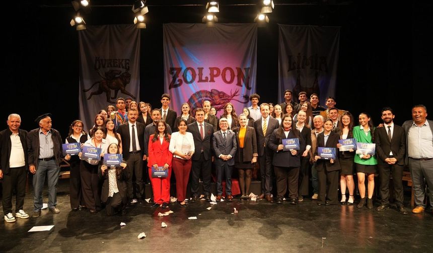 12. Liselerarası Tiyatro Festivali Alanya'da Başladı