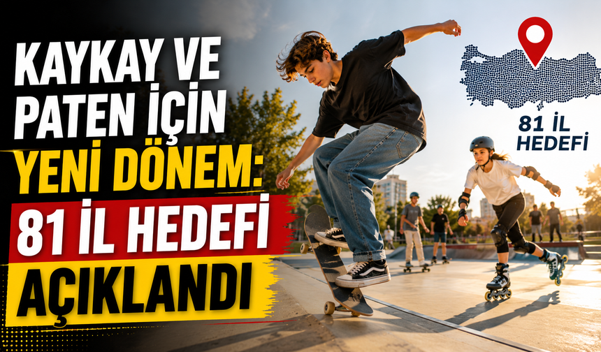 Alanya'da Kaykay ve Paten İçin Yeni Dönem: 81 İl Hedefi Açıklandı