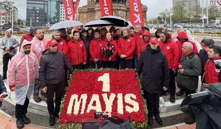 DİSK'ten 1 Mayıs'ta Taksim'e Çelenk, Meydan Ablukaya Alındı