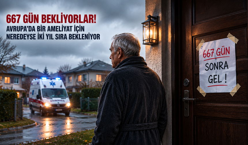 667 Gün Bekliyorlar! Avrupa'da Bir Ameliyat İçin Neredeyse İki Yıl Sıra Bekleniyor