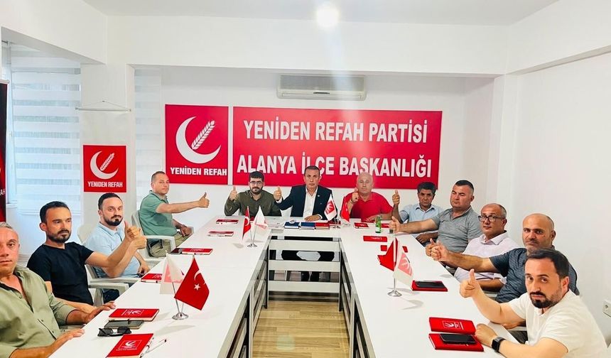 Yeniden Refah Partisi Alanya Teşkilatında Ankara Ve Turizm Gündemi